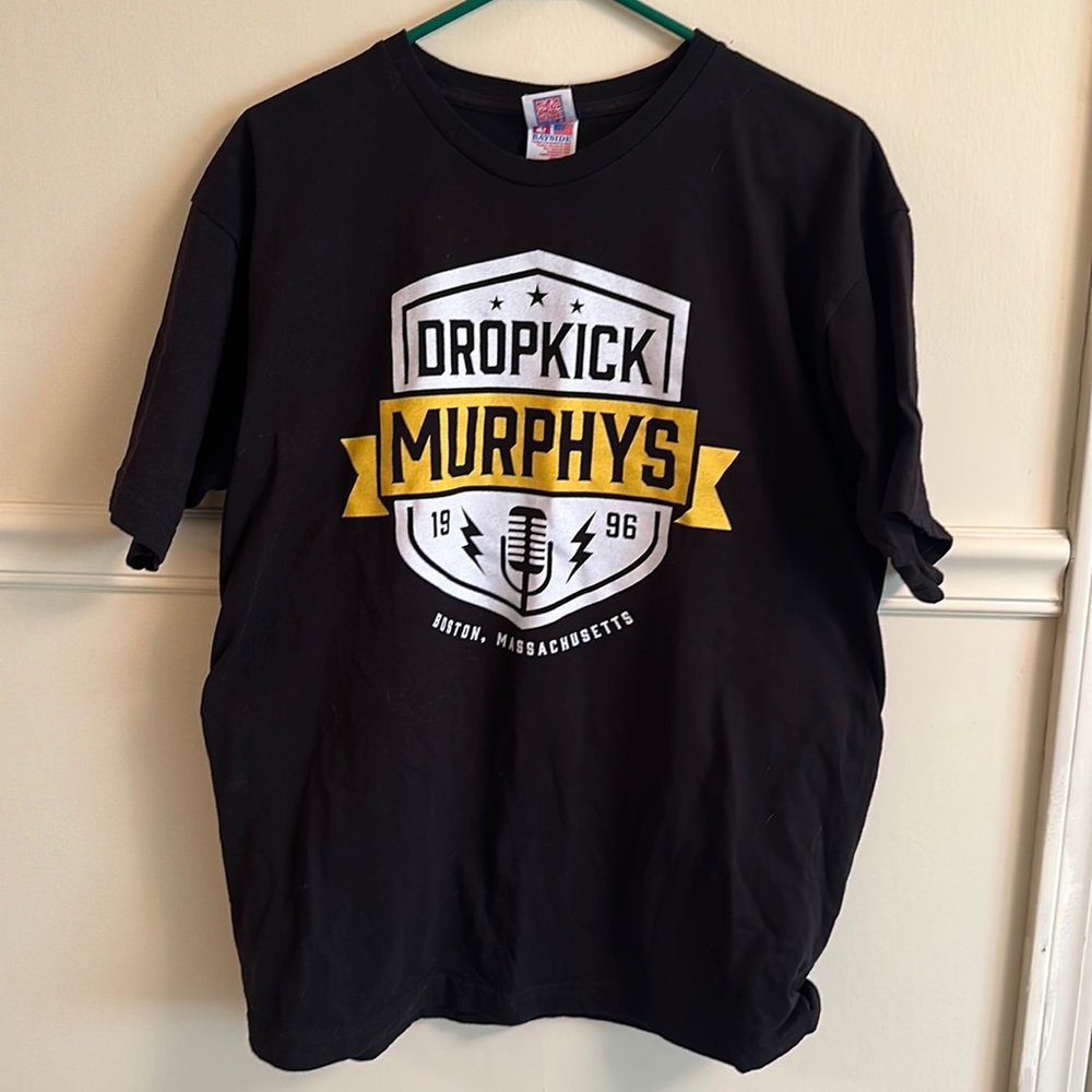 Dropkick Murphys T-shirt size large. Never worn.
